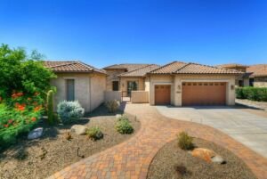Queen Creek real estate single family home neighborhood street view